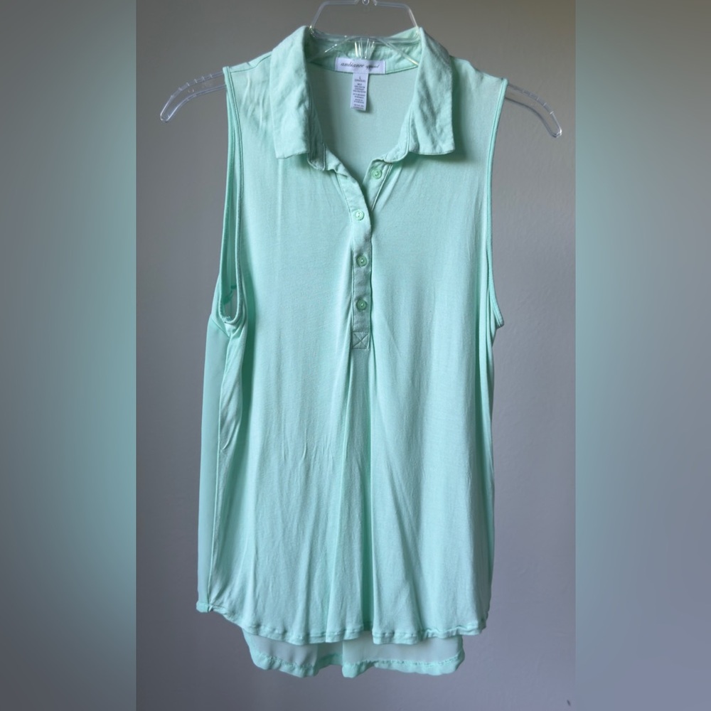 Mint Sleeveless Women's Top